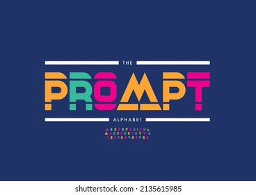 Vector de letras estilizadas y letra