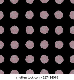 Vector stylized roses. Denim floral background. Denim seamless pattern. Blue jeans cloth. Jeans background with blue and neutral rose flowers.
