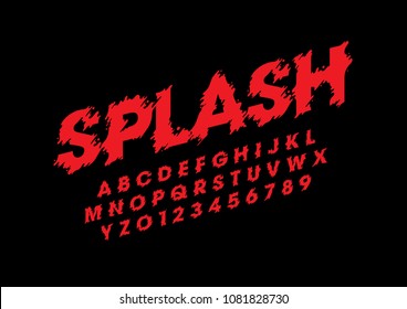 splash font