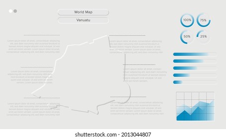 Vector del mapa estilizado de la Ciudad del Vaticano en simple; Suave; y Diseño Futurista Futurista del Neumorfismo en Fondo Blanco. Corte minimalista de papel 3D de la infografía blanca para el elemento de interfaz de usuario.