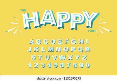 Vector of stylized vintage font and alphabet. Vintage Alphabet vector 80's, 90's Old style graphic set. Retro Chiseled Alphabet Vector Font. Type letters, numbers. Chiseled block letters