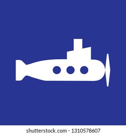 Vector submarine icon