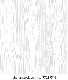 Vector subtle wood panel texture for backgrounds or design. Rustic grayscale wooden  wallpaper. White washed wood. Table top view. EPS10