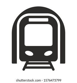 Vector subway icon. Logo illustration.