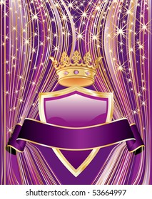 vector success background in purple colors