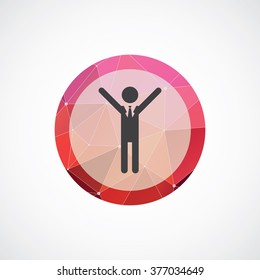 Vector successful man Icon