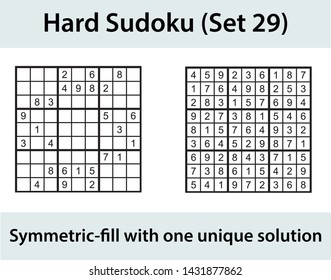 hard sudoku images stock photos vectors shutterstock