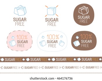 vector sugar free set