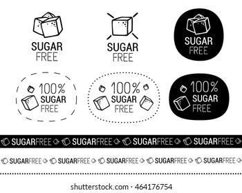 vector sugar free set