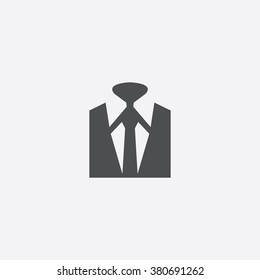 Vector suit wear Icon