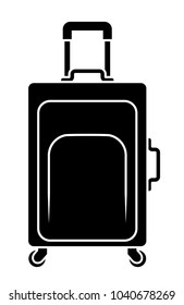 vector suitcase isolated on white background