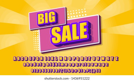 Vector summer alphabet modern typography. Font sans serif style for t shirt, party poster, promotion, sale banner. 10 eps