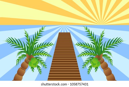 vector summer atmosphere 