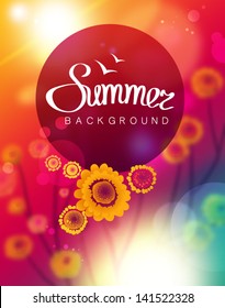 Vector summer background