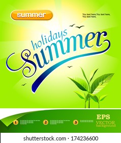 Vector summer background
