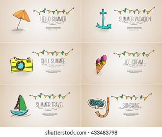 Vector summer  background 