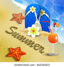 Vector summer background