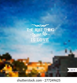 Vector summer background with place for your text. Summer Time.