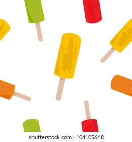 Vector  summer background, seamless pattern