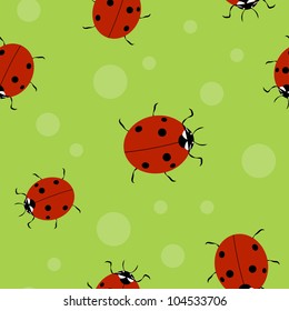 Vector summer background, seamless pattern