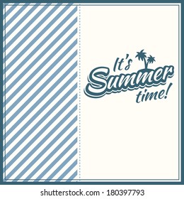 vector summer billboard original illustration message for your summer design path vacation summertime star travel conceptual scene tourism navigation latitude ocean sun recreational riviera shoreline
