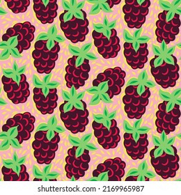 vector summer fruit pattern in bold and colorful style, summer fruits pattern for surface design