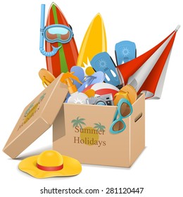 Vector Summer Holidays Concept