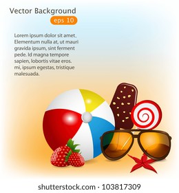 Vector summer illustration