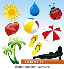 Vector summer illustration