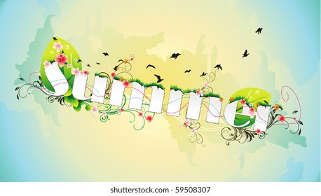 vector summer illustration