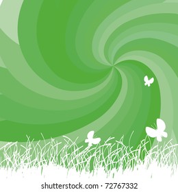 Vector summer landscape