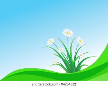 Vector Summer  landscape