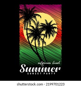 vector summer landscape images stylish design