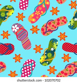 Vector summer pattern