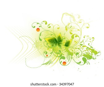 Vector summer pattern for design.