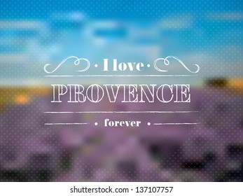 Vector summer postcard or poster, background with flower