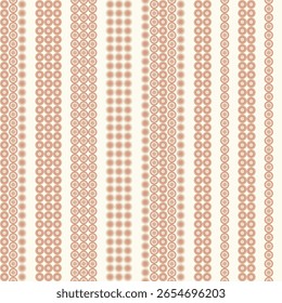 Vetor verão vermelho pastel geométrico vertical circular listras plano de fundo padrão sem costura Uso para tecido, têxtil, elementos de decoração interior, estofamento, envoltório.