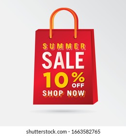 diseño de modelos de bolsa de verano vectorial, hasta un 10% de descuento.