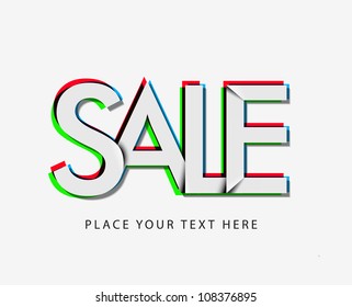 Vector summer sale design template.
