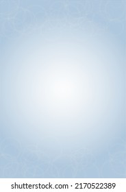 Vector Summer Sun Shine Background with Bokeh Blurred Glowing Gold Circles on Blue Sky.  Blured Sunlight Background. Magic Summertime Print. Calm Defocused Light Design for Posters, Covers, Cards.