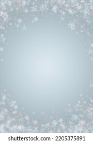 Vector Summer Sun Shine Background with Bokeh Blurred Glowing Gold Circles on Blue Sky.  Blured Sunlight Background. Magic Summertime Print. Calm Defocused Light Design for Posters, Covers, Cards.