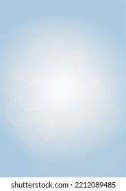 Vector Summer Sun Shine Background with Bokeh Blurred Glowing Gold Circles on Blue Sky.  Blured Sunlight Background. Magic Summertime Print. Calm Defocused Light Design for Posters, Covers, Cards.