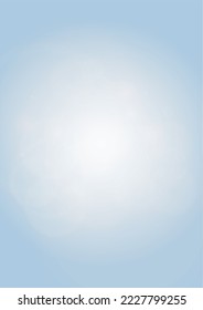 Vector Summer Sun Shine Background with Bokeh Blurred Glowing Gold Circles on Blue Sky.  Blured Sunlight Background. Magic Summertime Print. Calm Defocused Light Design for Posters, Covers, Cards.
