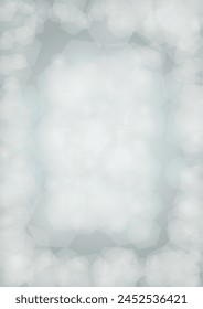 Vektorgrafik Sommersonnenschein Hintergrund mit Bokeh Blurred Glowing Gold Circles on Blue Sky.  Unscharfer Sonnenlicht-Hintergrund. Magischer Sommerzeitdruck. Ruhiges defokussiertes Lichtdesign für Poster, Cover, Karten.