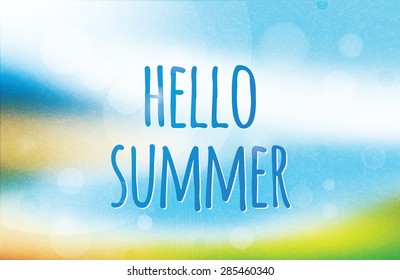 Vector summer time background