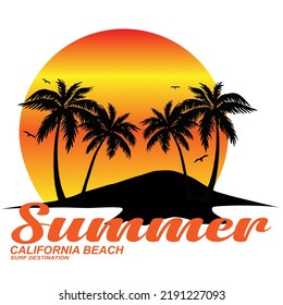 vector summer tropical illustration design