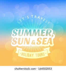 vector summertime banner creative visual message for your summertime design way vacation summer nature star travel abstract holiday background scene tourism earth sky view sunrise tropical ocean sun r