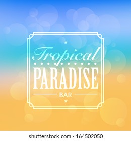 vector summertime billboard original detailed message for your summer design path vacation summertime nature star travel abstract holiday background scene tourism earth blue sky view daybreak latitude