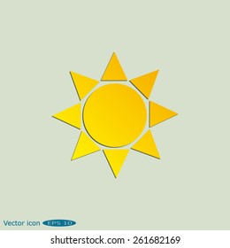 Vector sun