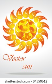 Vector sun